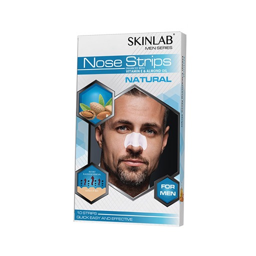 Skinlab Nose Strips With Vitamin E & Almond For Men