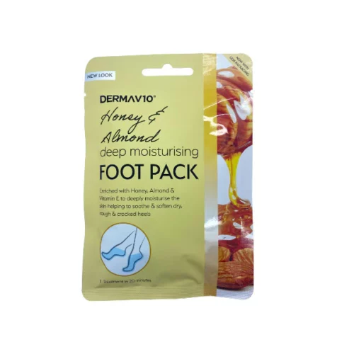 Dermav10 Foot Pack With Honey &Amp; Almond