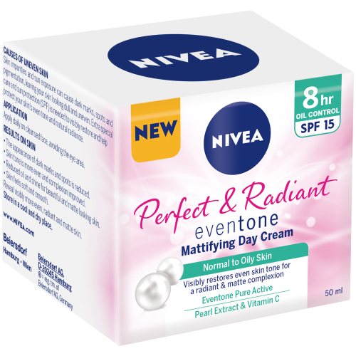 Nivea Perfect & Radiant Mattifying Day Cream Spf 15 50Ml